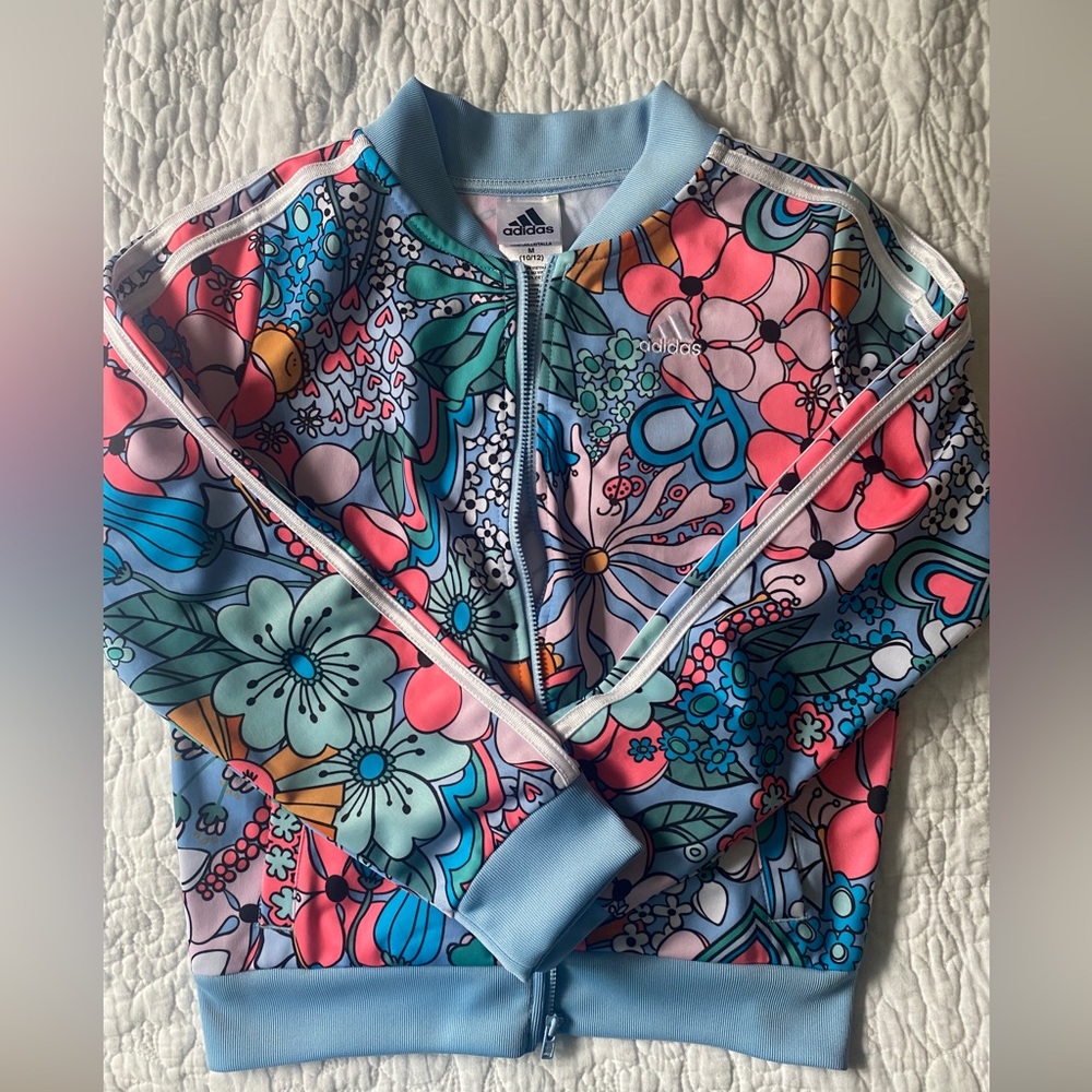 Adidas floral vest